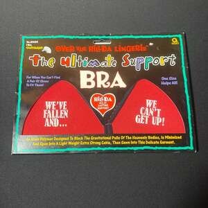 Vintage Amscan Over the Hilda Lingerie Ultimate Support Funny Gag Gift Bra